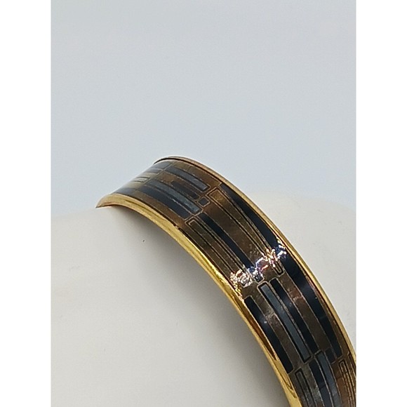 Vintage Laurana Geometric Bangle Bracelet - Picture 4 of 6